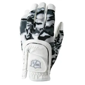 3 Pack Wilson Staff Junior Fit-All Golf Gloves - Camo