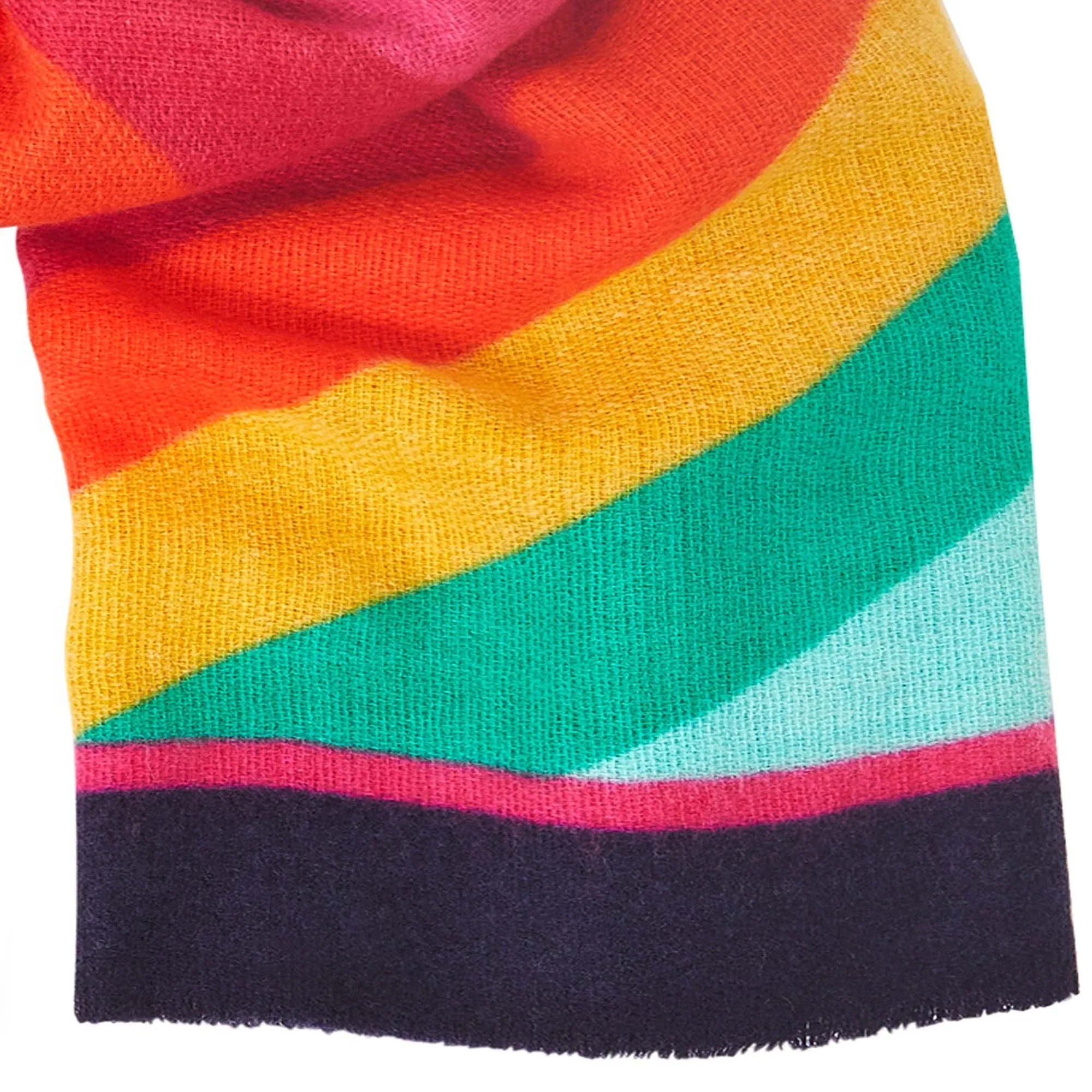 Accessorize London Women's Multi Rainbow Blanket Scarf