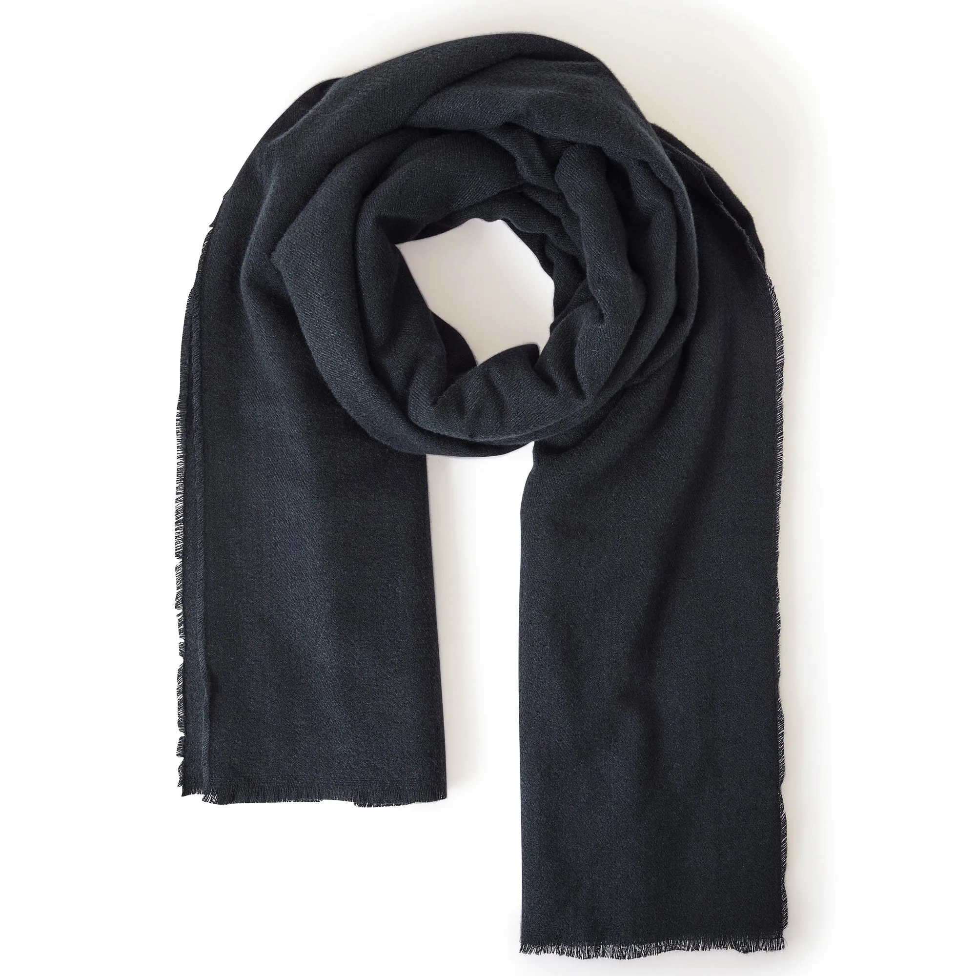 Accessorize London Women's  Navy Blue Grace Super-soft Blanket Scarf