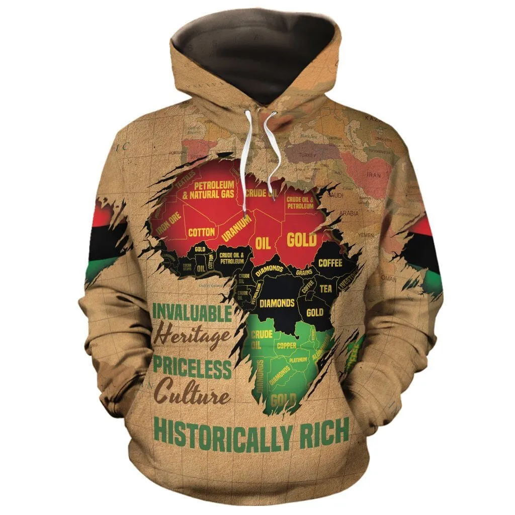 African Pride Of Invaluable Heritage All-over Hoodie and Joggers Set