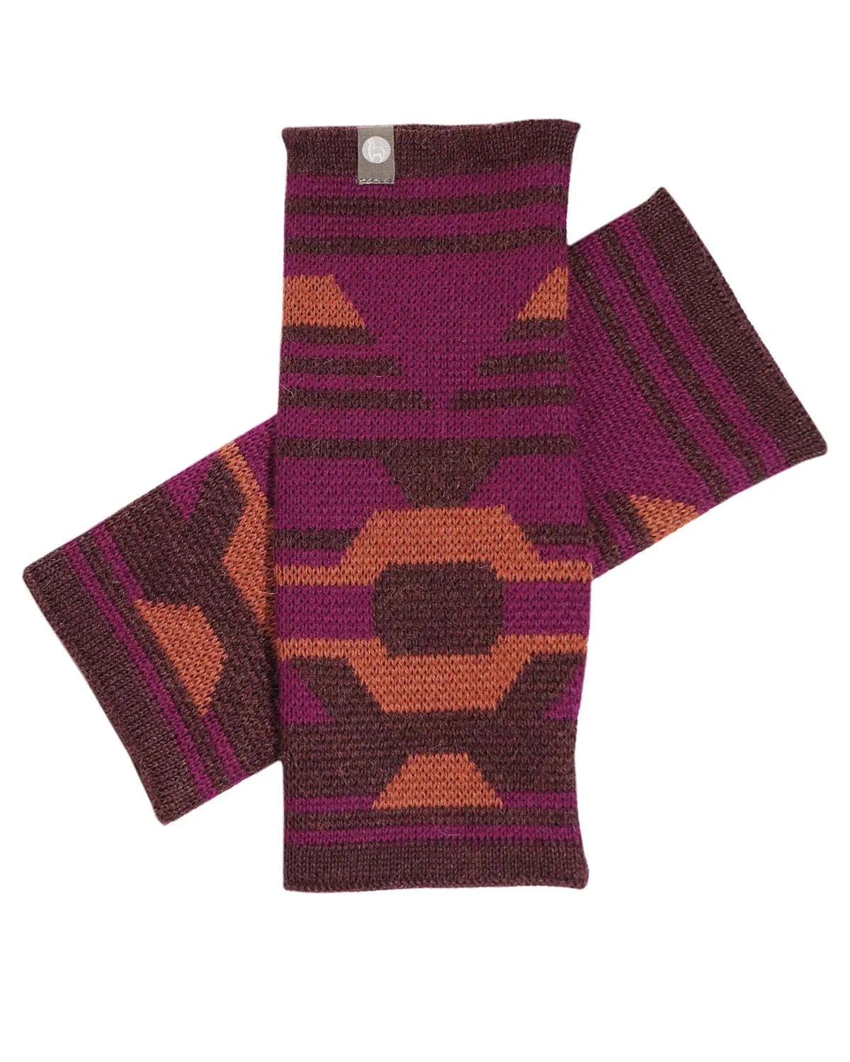 Alpaca Gloves - Incan - Sunrise