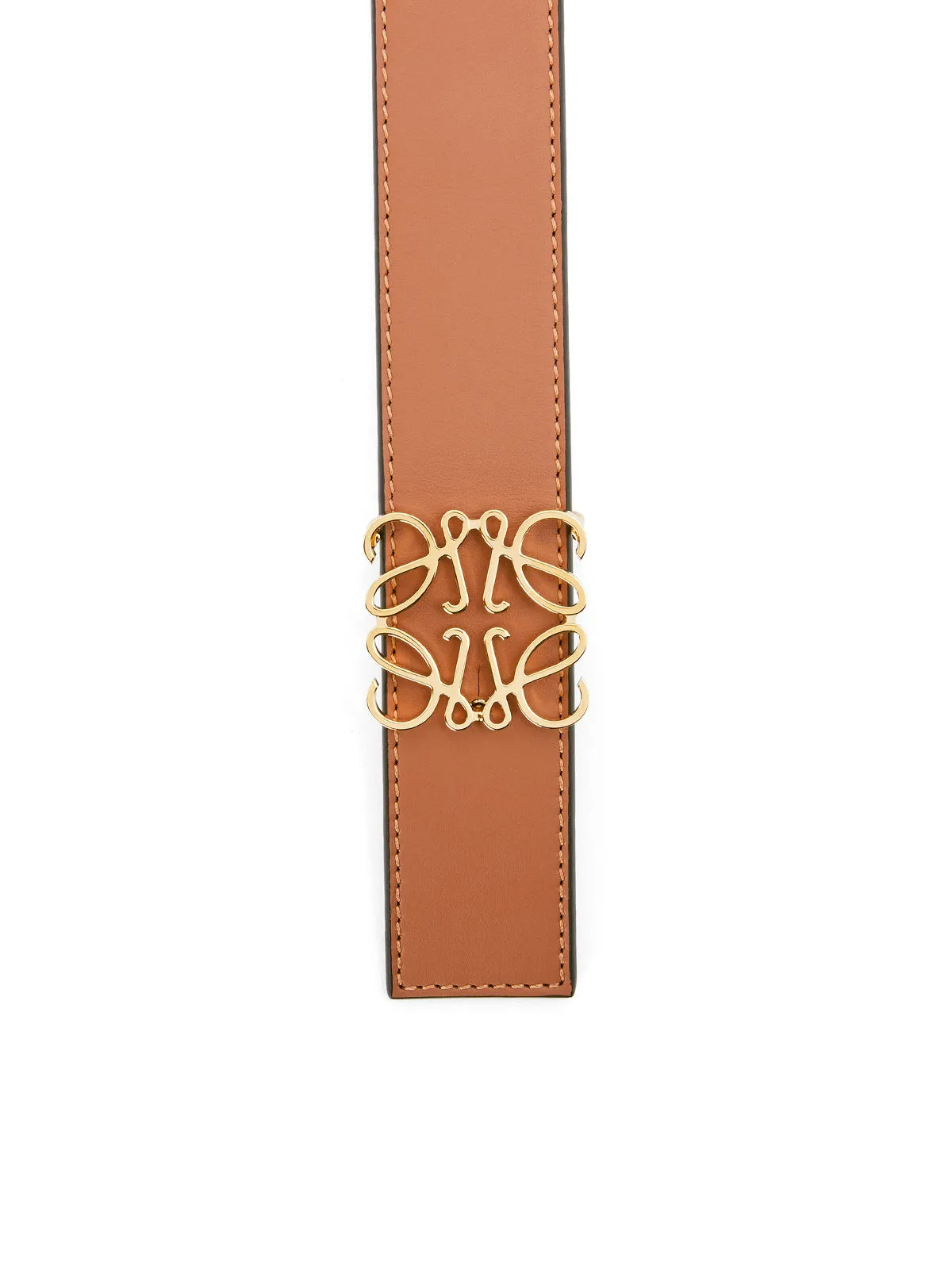 Anagram belt in smooth calfskin