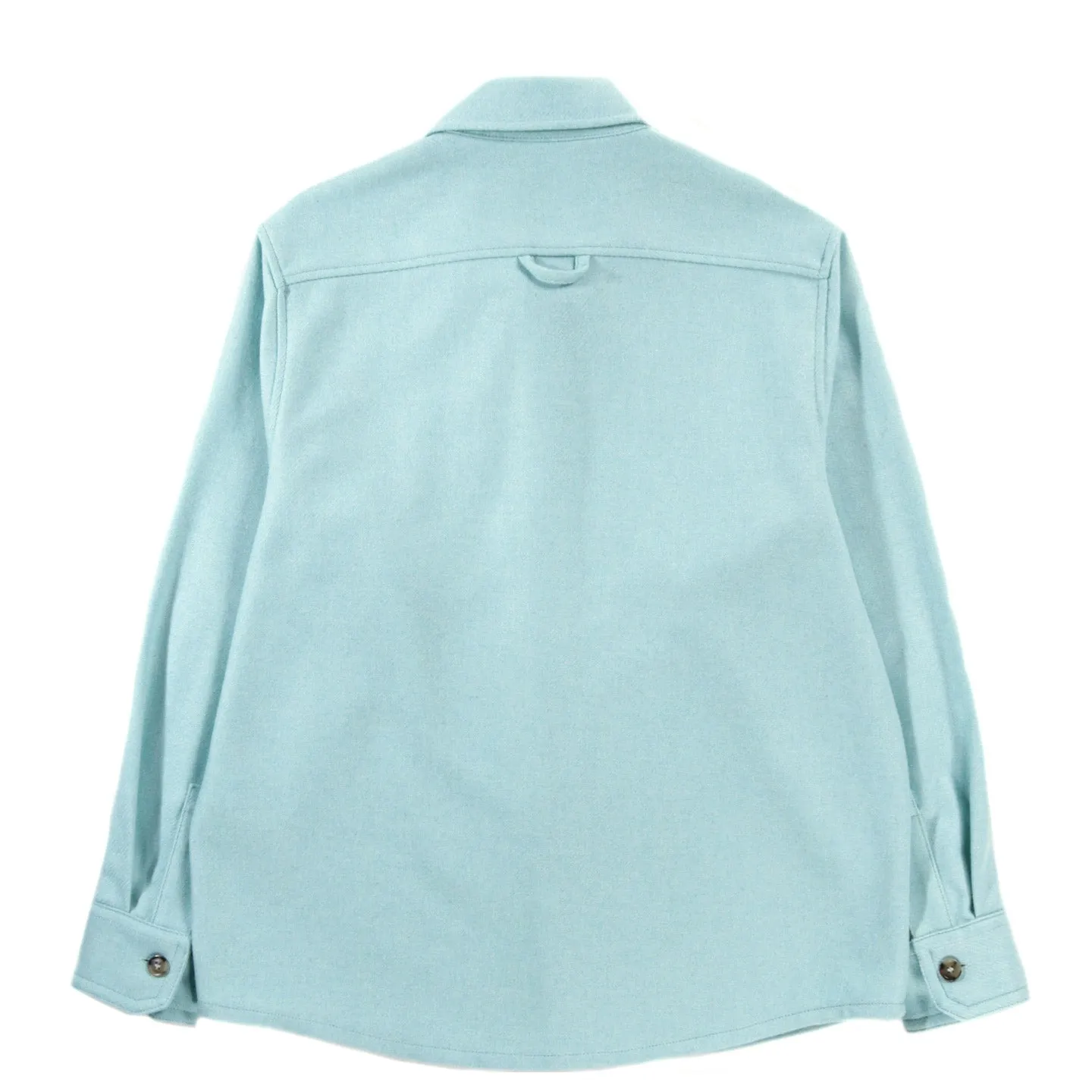 A.P.C. BASILE OVERSHIRT HEATHER TURQUOISE