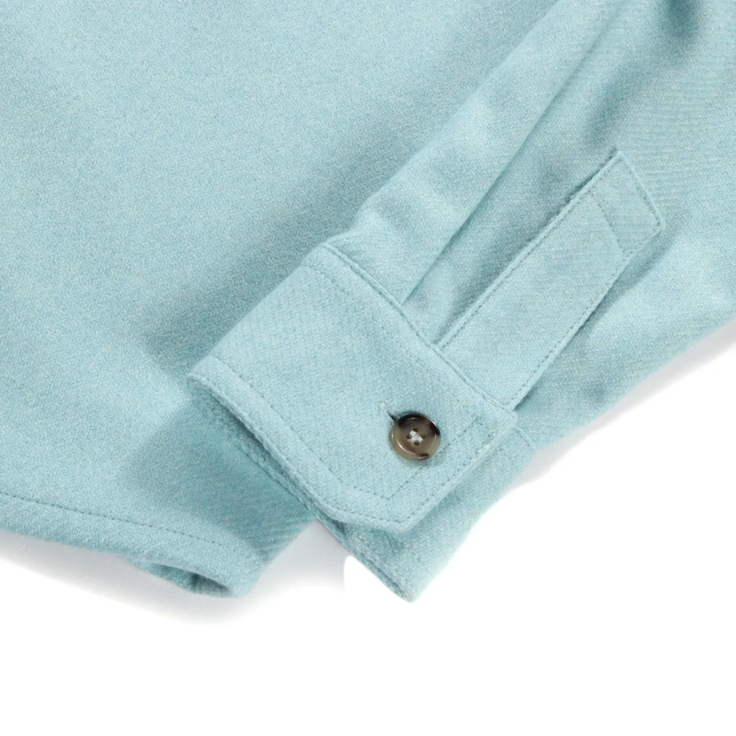 A.P.C. BASILE OVERSHIRT HEATHER TURQUOISE