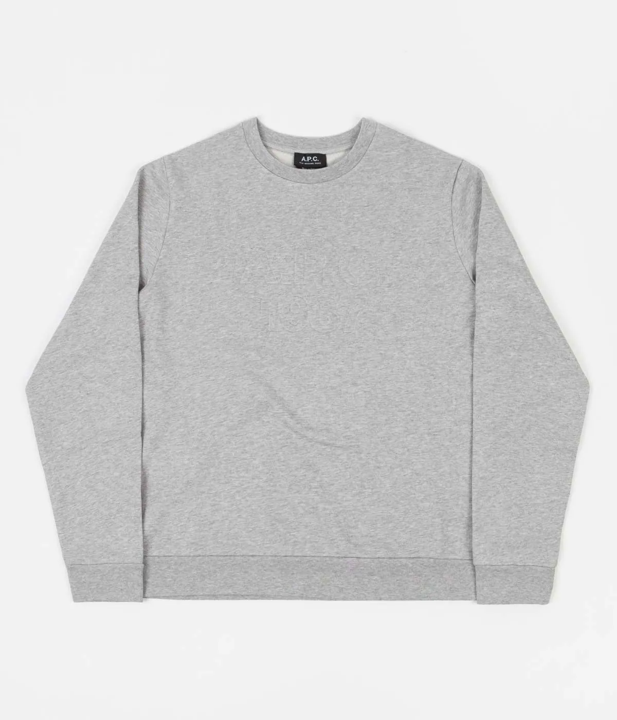 A.P.C. Dan Crewneck Sweatshirt - Heather Grey