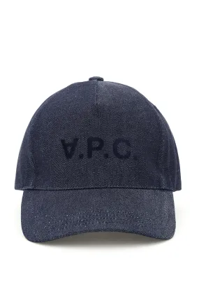 A.p.c. eden denim baseball cap