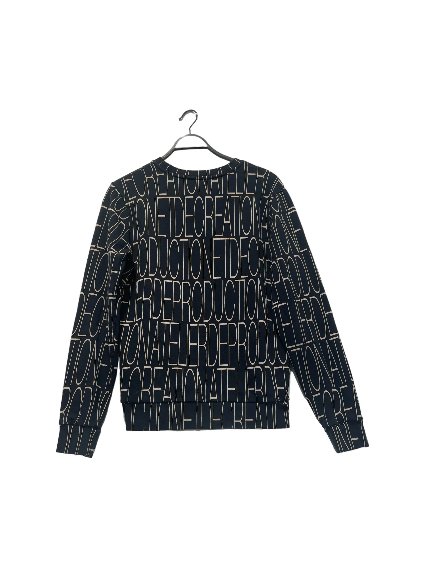 A.P.C./Sweatshirt/M/Cotton/BLK/monogram