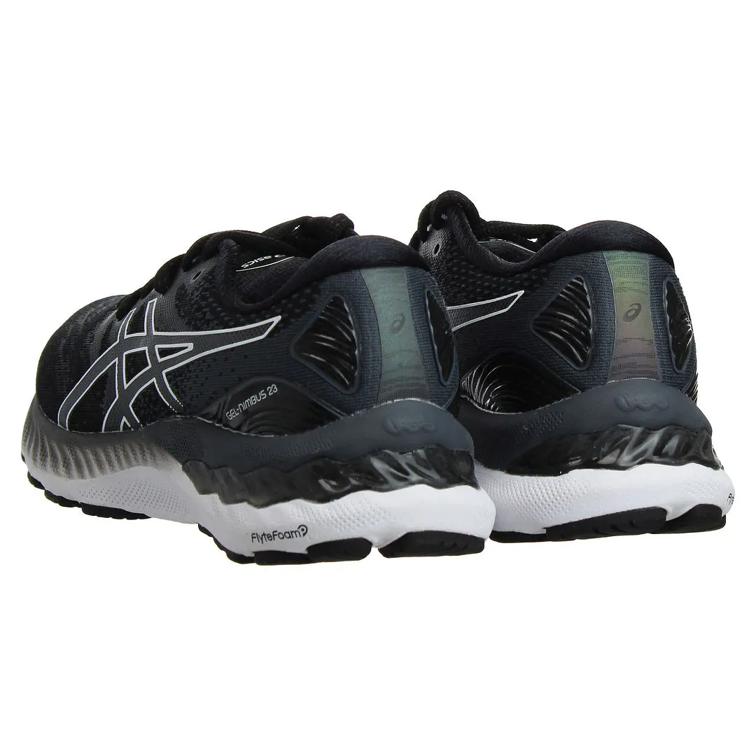 Asics Gel-Nimbus 23 Womens Black Running Trainers