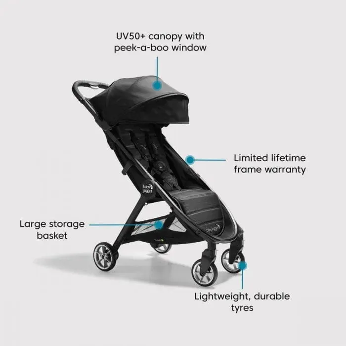 Baby Jogger City Tour 2 Bundle - Pitch Black