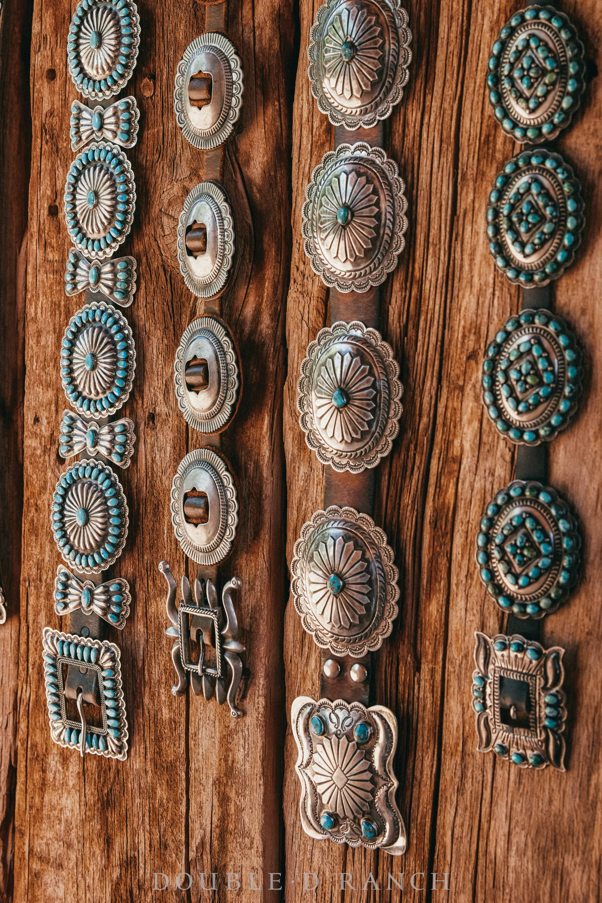 Belt, A Vintage, Concho, Turquoise, Hallmark, Vintage 20th Century, 297