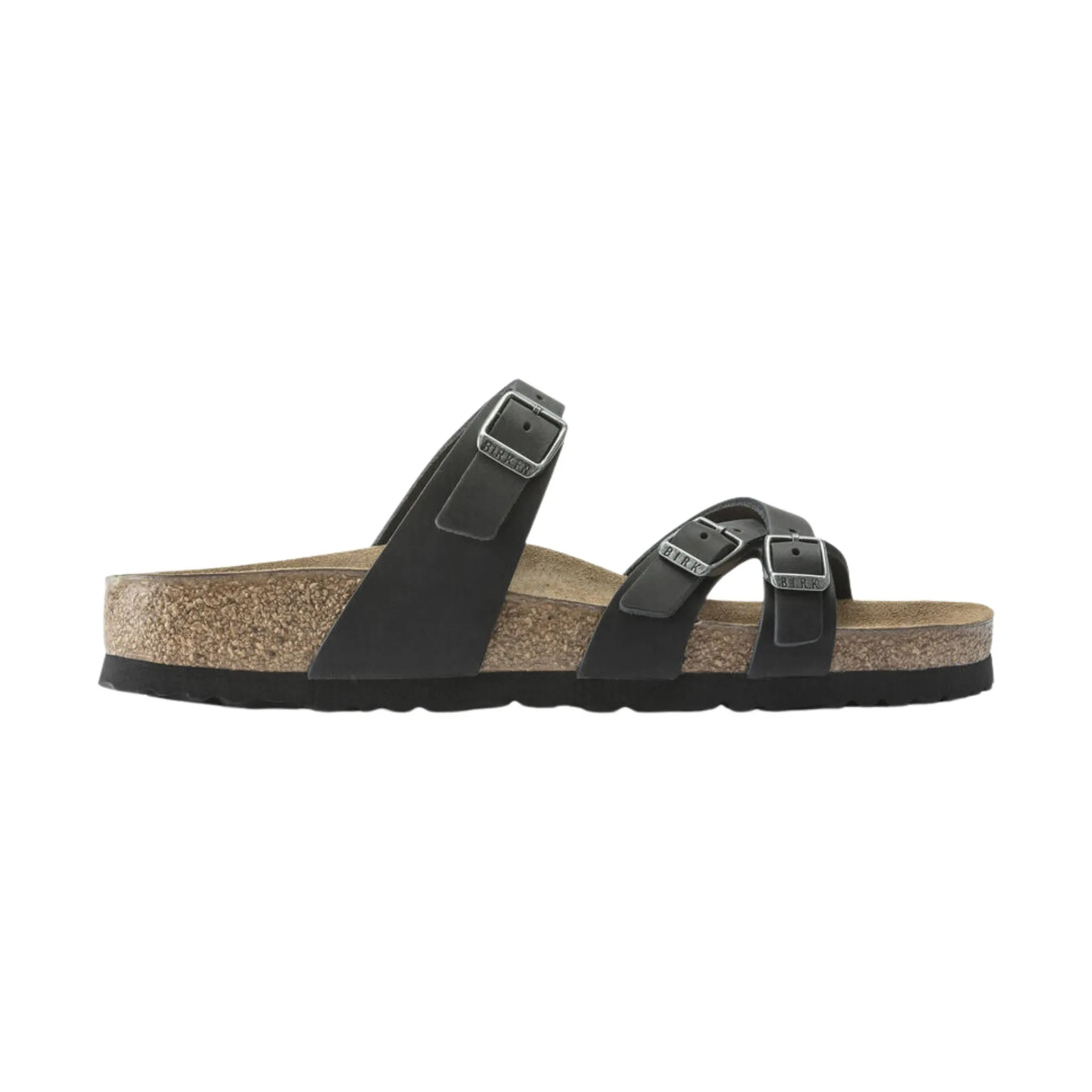 Birkenstock Franca Sandal - Oiled Leather Black