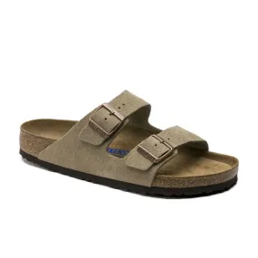 Birkenstock Women's Arizona Soft Footbed Taupe Suede