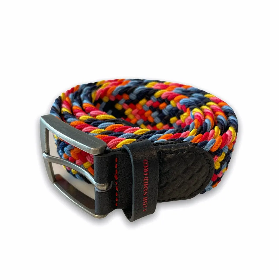 Braided Stretch Belt - Multicolour