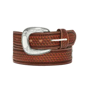 Brighton Men's Rivet Wrangler Belt - Tan