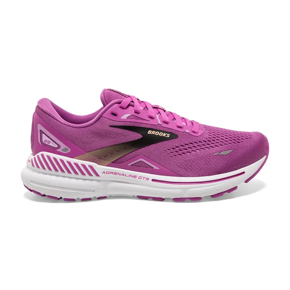 Brooks Adrenaline GTS 23 (Womens) - Orchid/Black/Purple