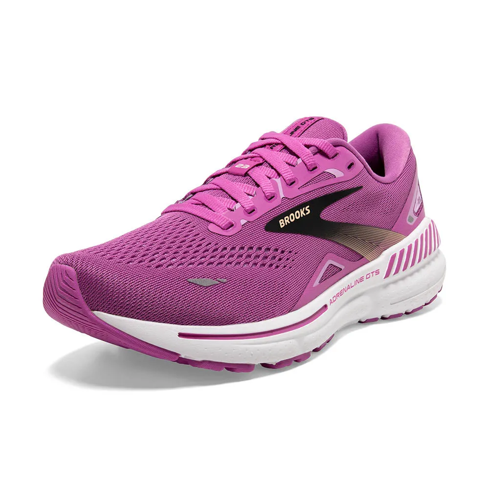 Brooks Adrenaline GTS 23 (Womens) - Orchid/Black/Purple