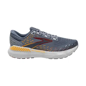 Brooks Men's Glycerin GTS 20 Road Running Shoes - Grey/Chili Oil/Orange