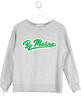 By Malina Grey Logo Sweater UK S