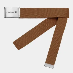 Carhartt Clip Belt Chrome Deep Hamilton Brown