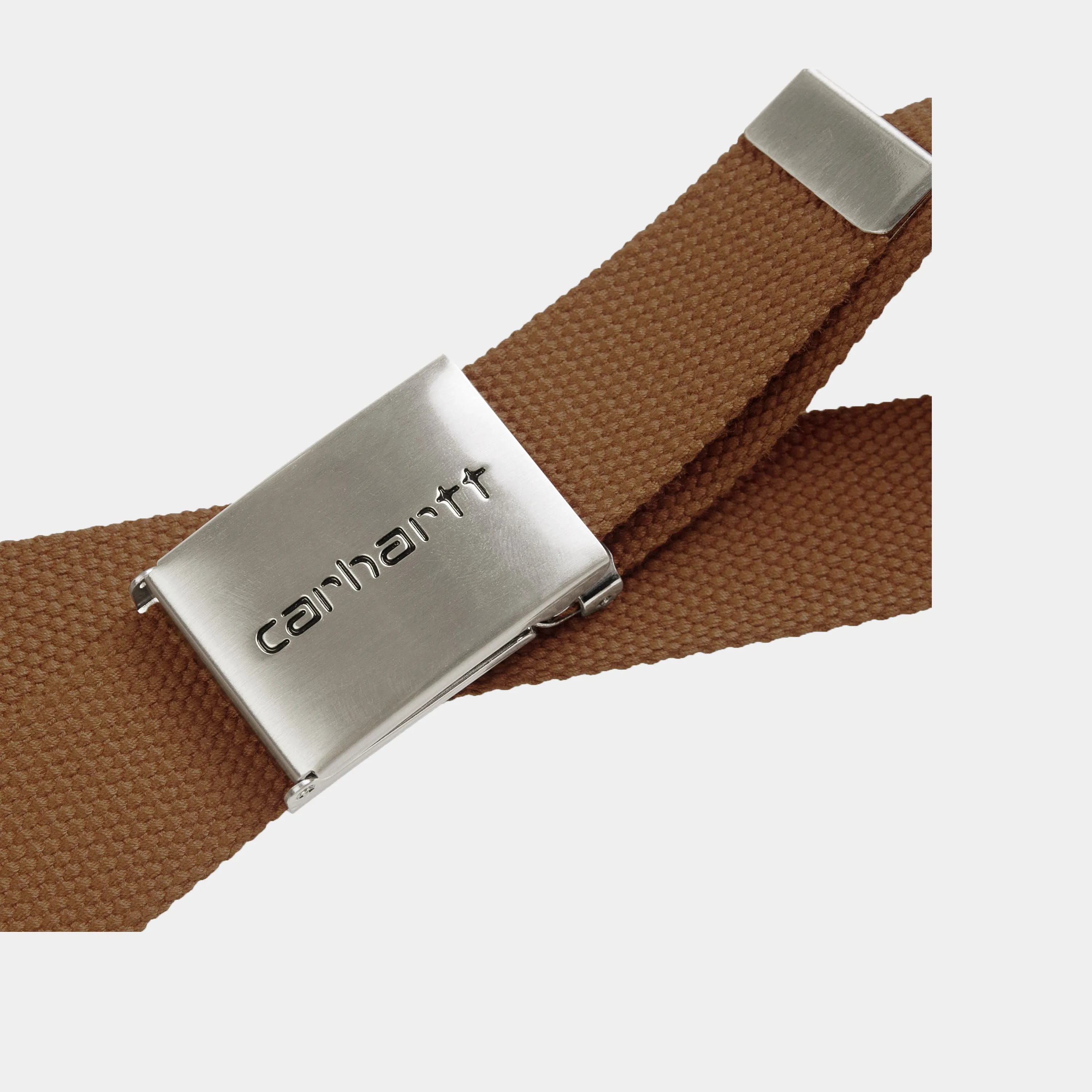 Carhartt Clip Belt Chrome Deep Hamilton Brown