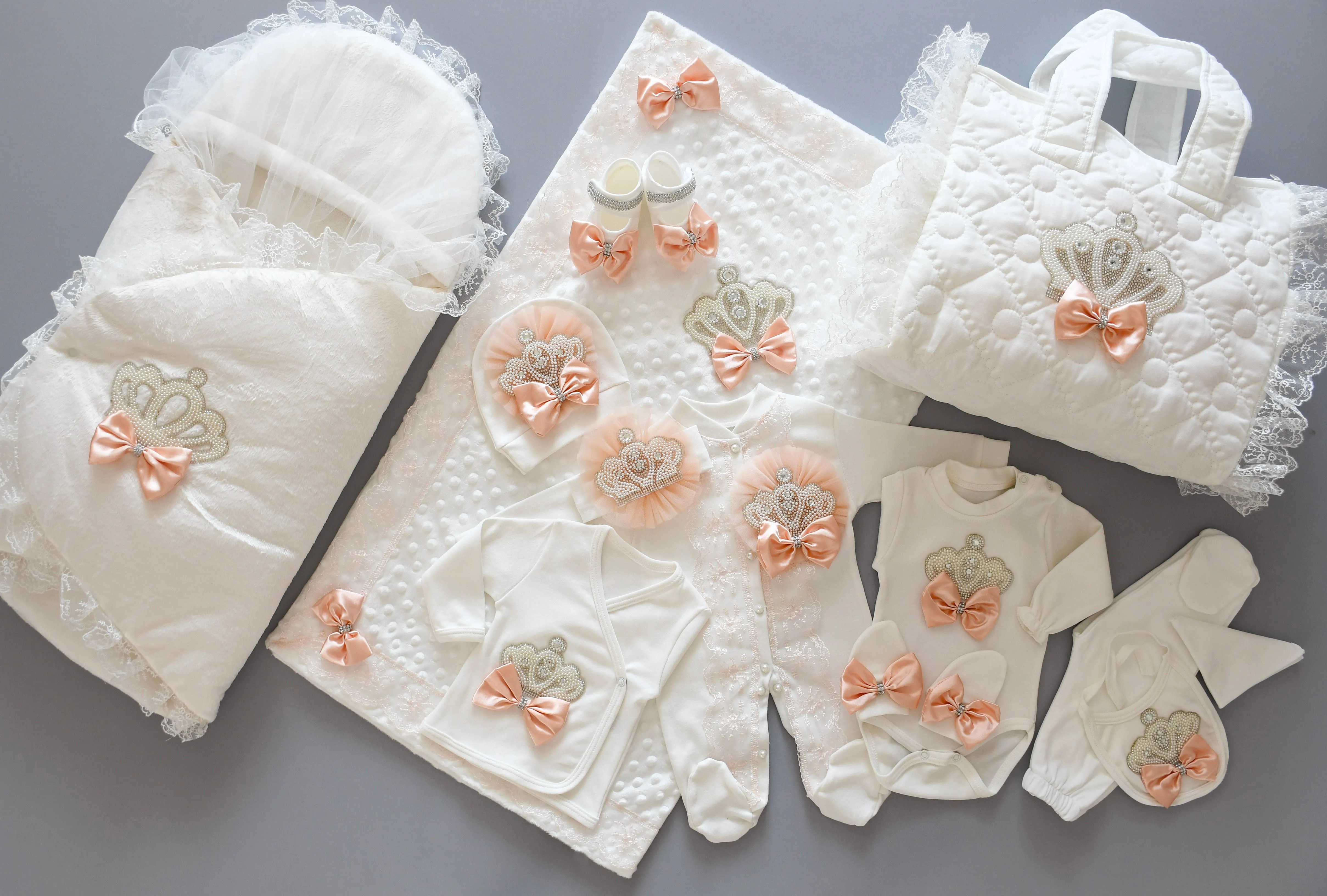 Coming Home Personalised Newborn Girl Set