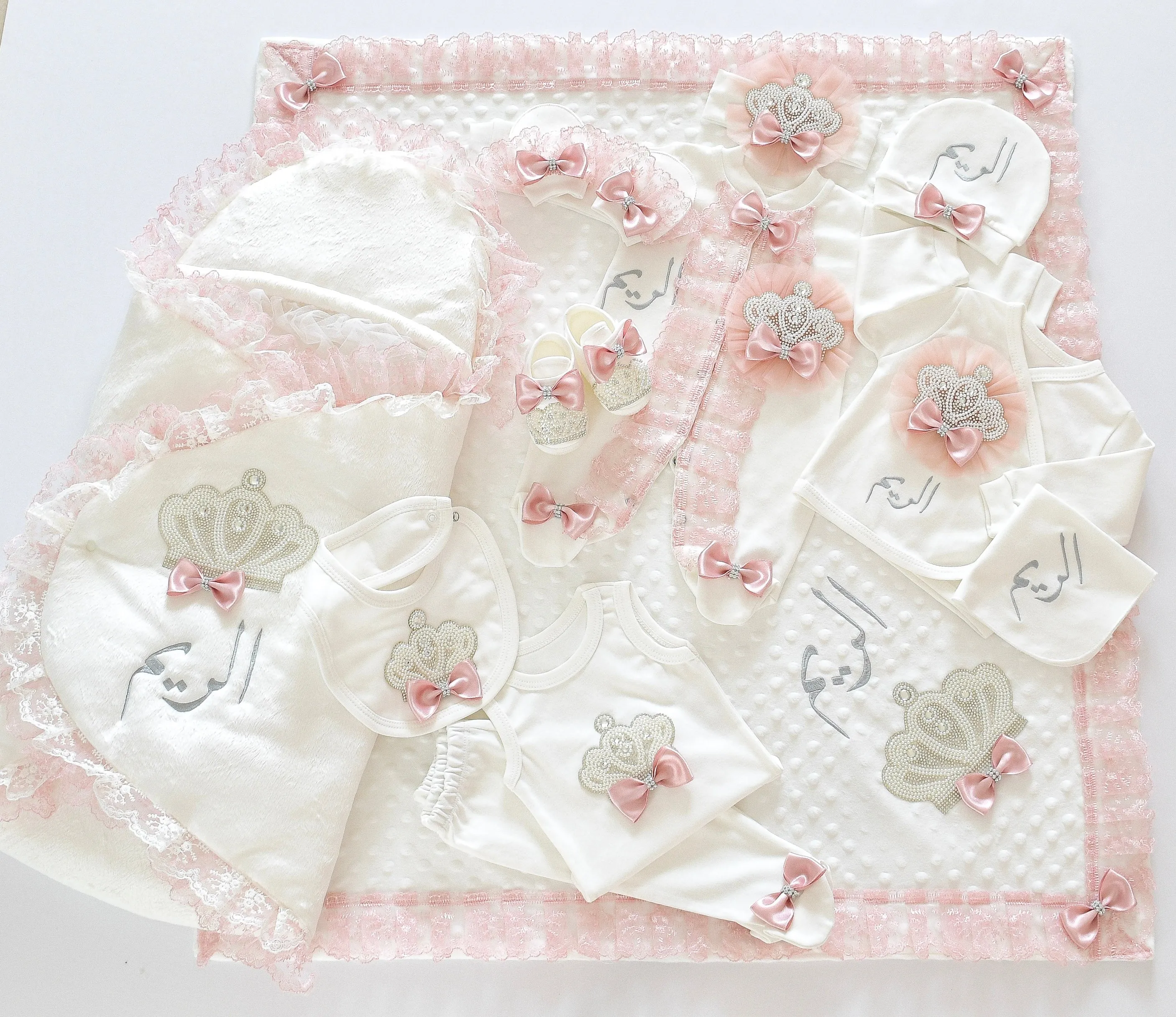 Coming Home Personalised Newborn Girl Set