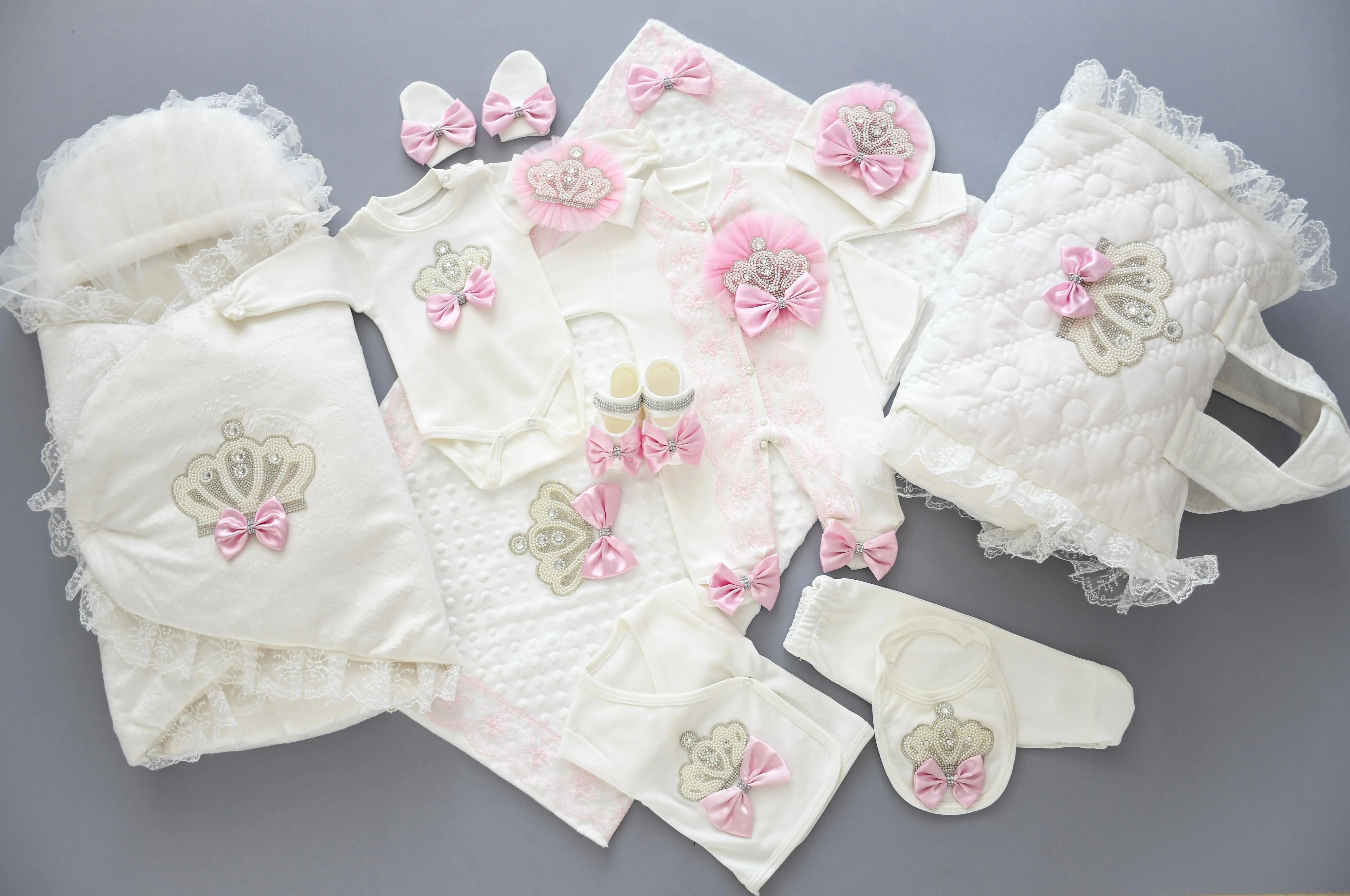 Coming Home Personalised Newborn Girl Set