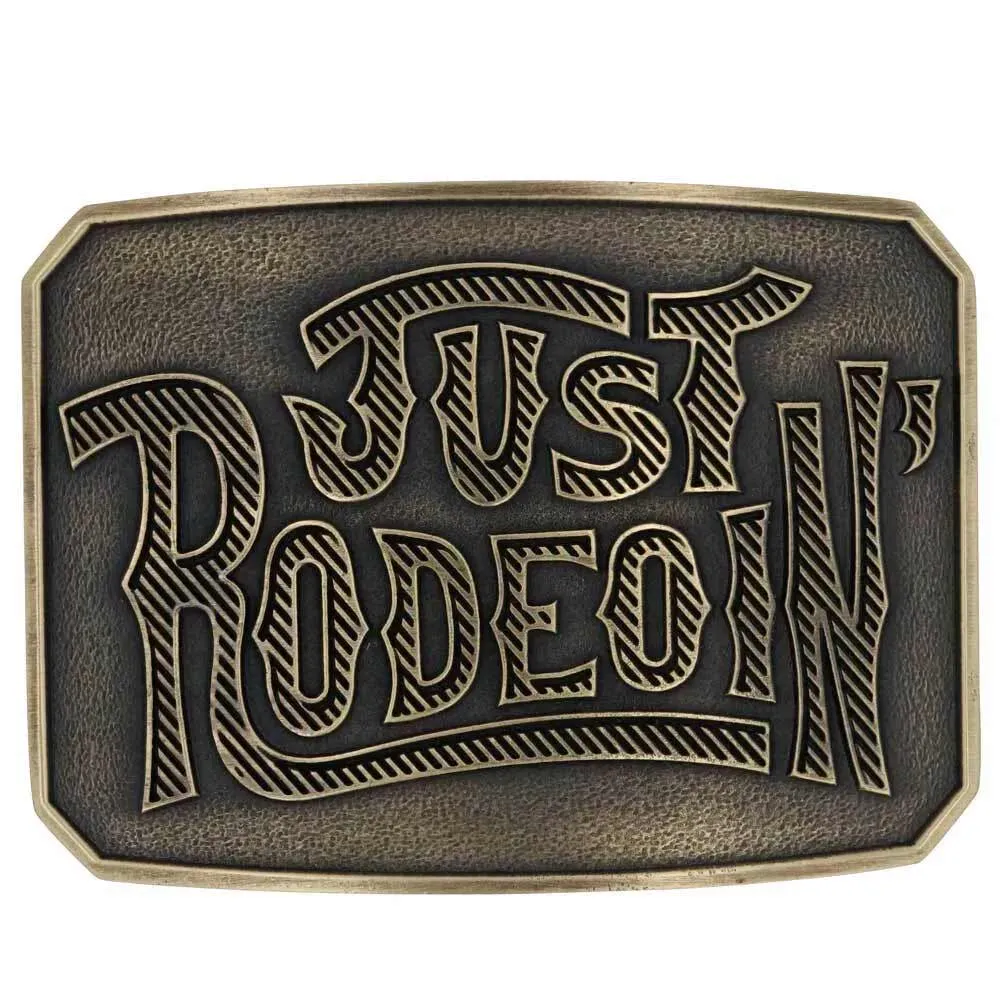 Dale Brisby Just Rodeoin' Attitude Belt Buckle