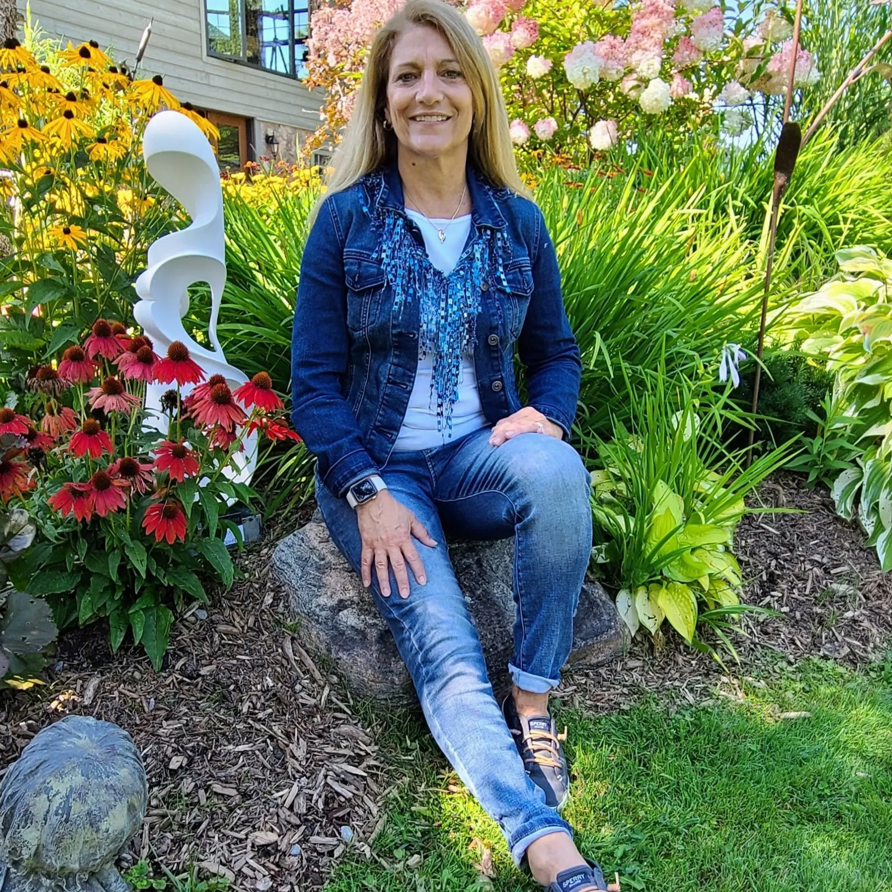 Denim Necklace Scarf