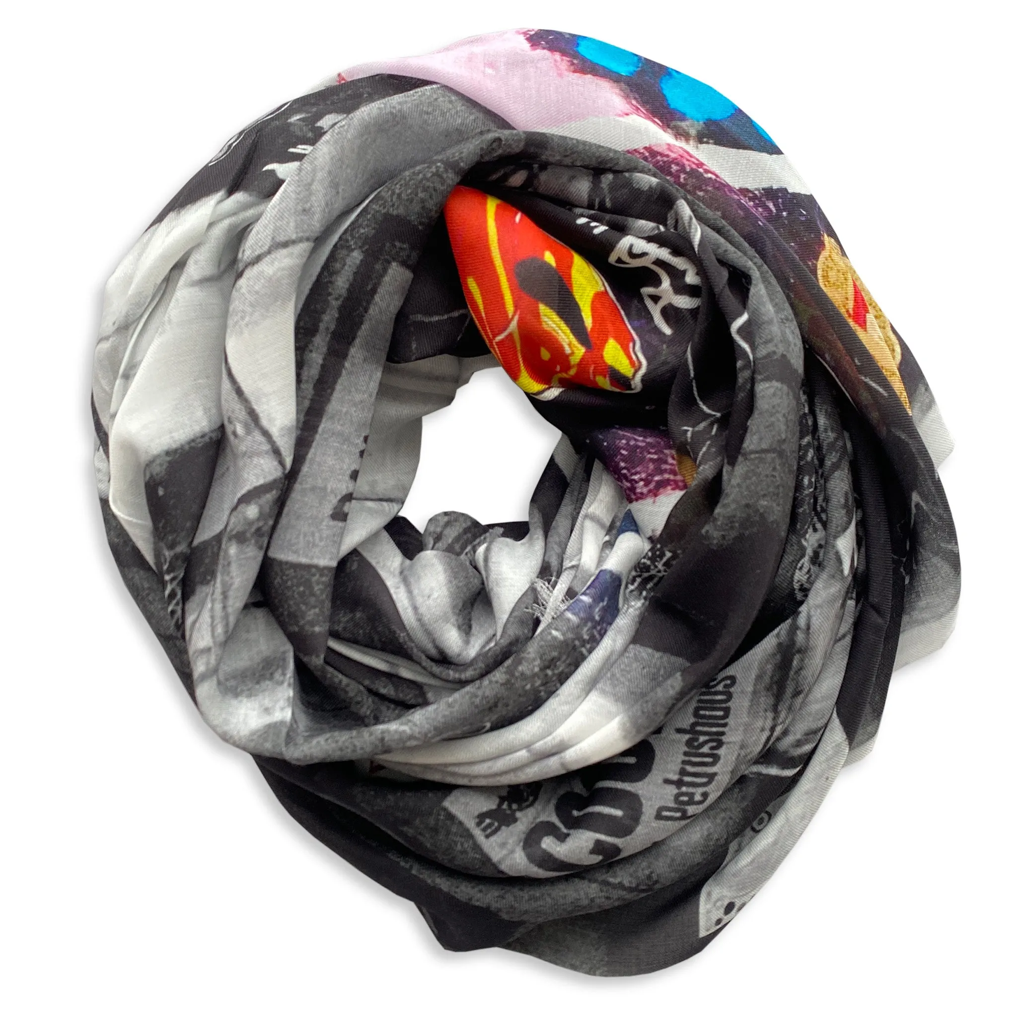 Eixamplier Black and White Modal Scarf