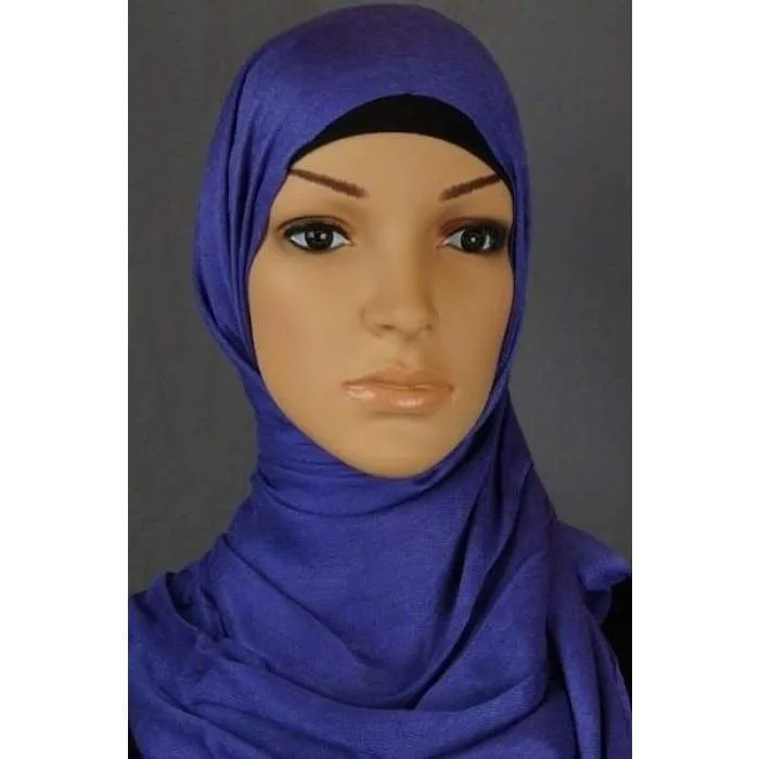 Electric Blue Fringe Hijab