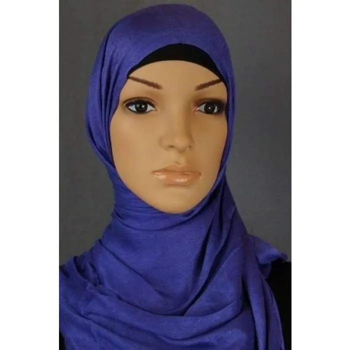 Electric Blue Fringe Hijab