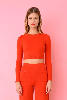 Engine EcoMerino Long Sleeve Crop Crew