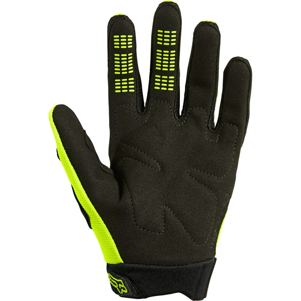 Fox Youth Dirtpaw Glove Flo Yellow