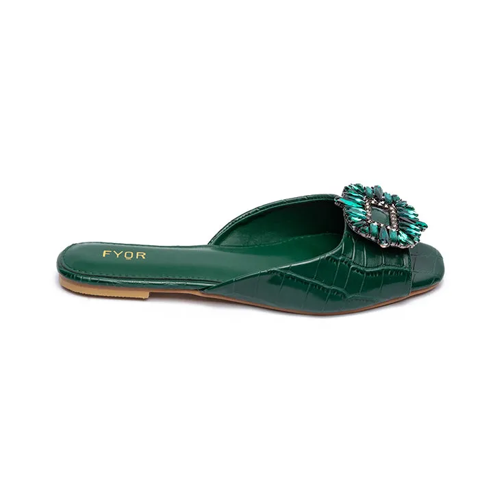 Gem Embellished Flat Sandal MY 212