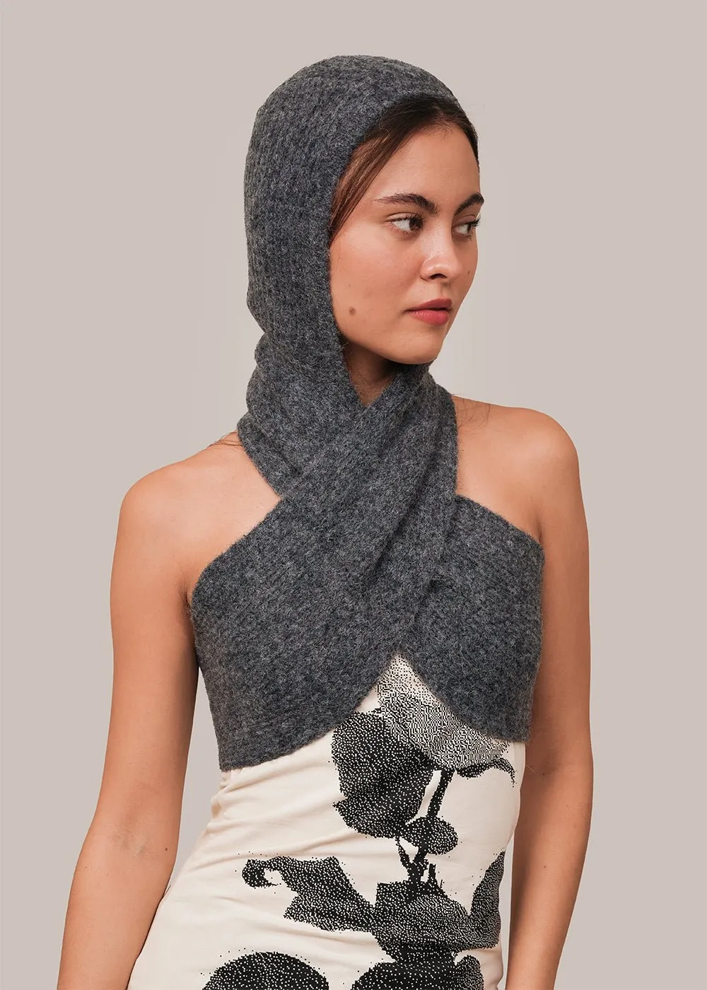 Grey Coucou Scarf