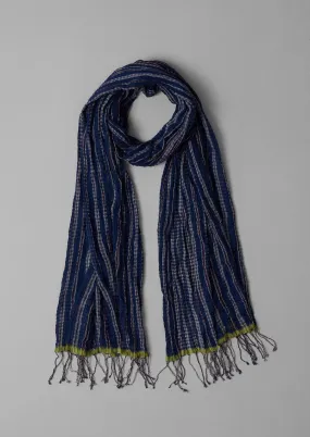 Harmony Stripe Hand Woven Scarf | Delft