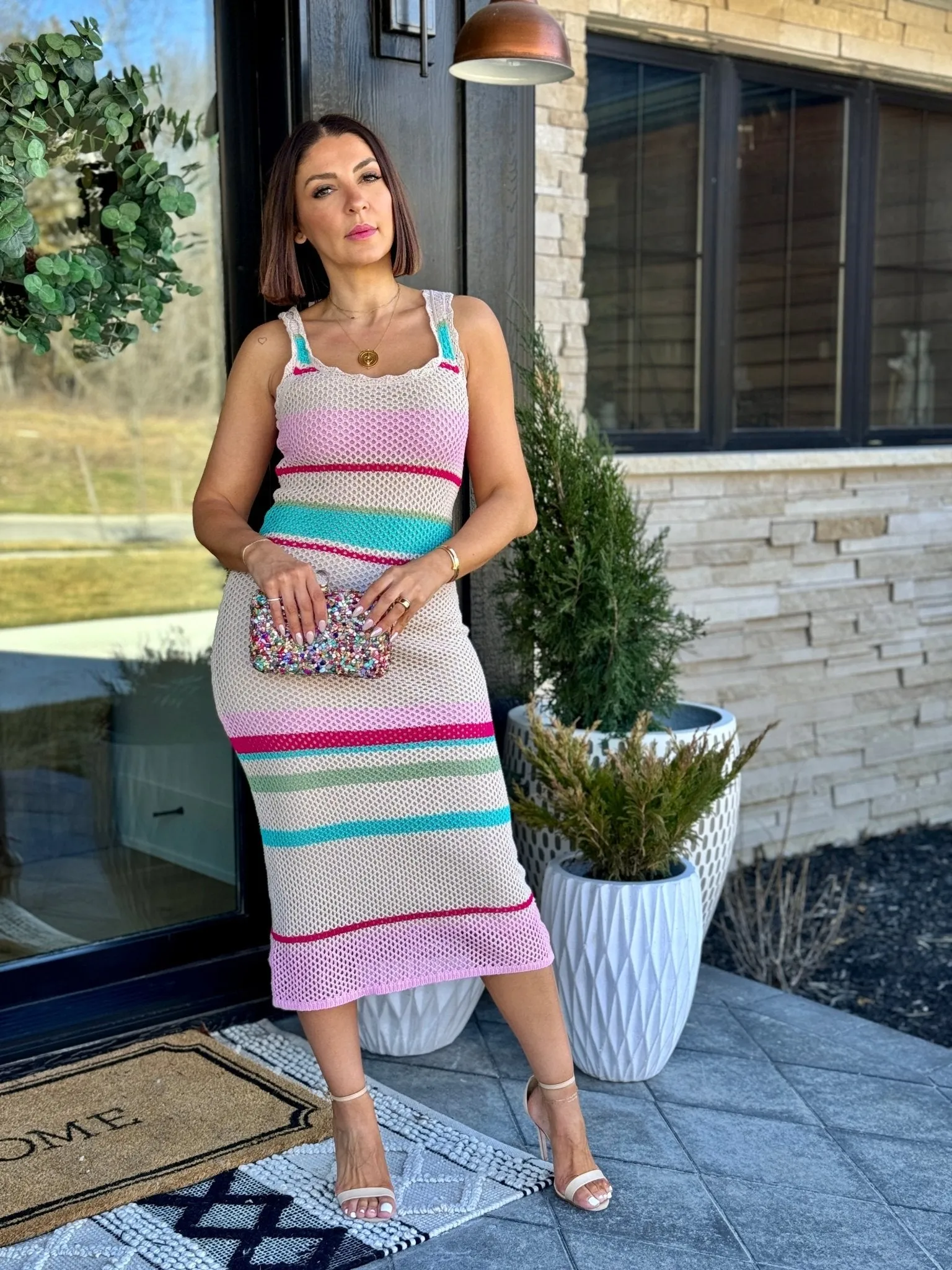 Ibiza Stripe Sweater Dress by Z Supply