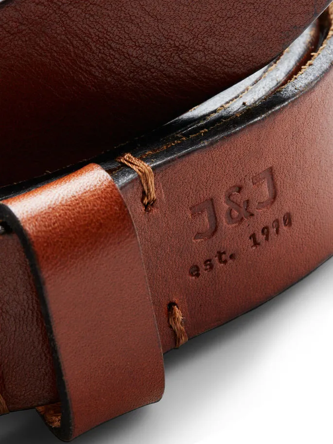 Jack & Jones Mens Leather Belt 'Jaclee'