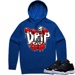 Jordan 11 Low Space Jam 11s Hoodie to Match - RED MONEY DRIP