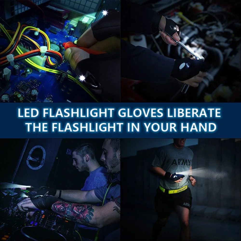 LED Flashlight Gloves