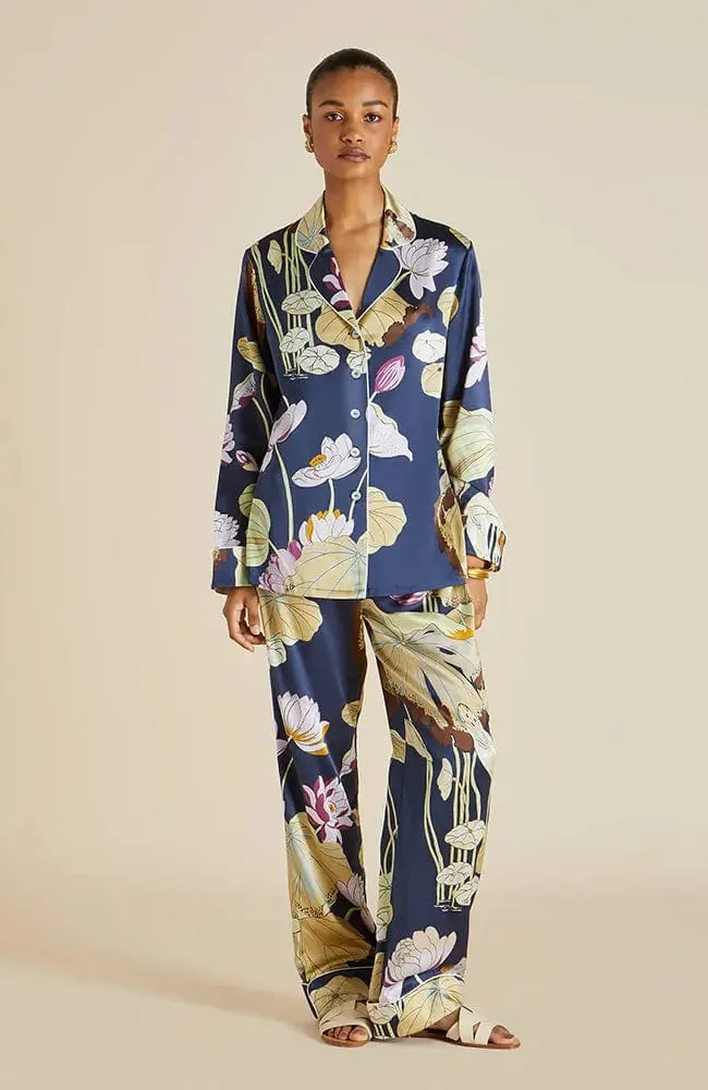 Lila Hasani Silk Pajama Set - Last Piece!