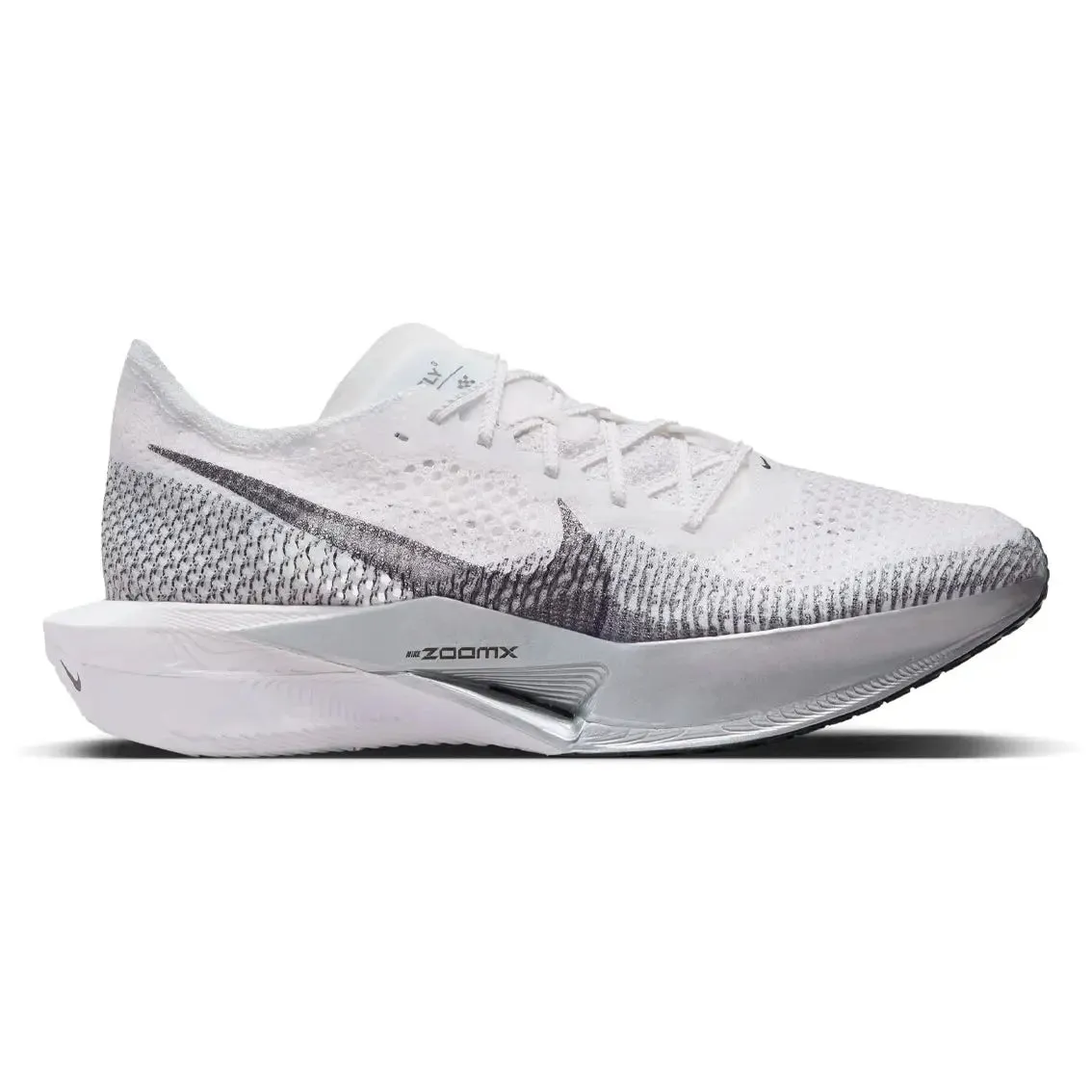 Mens Nike ZoomX Vaporfly Next% 3 - White / DK Smoke Grey