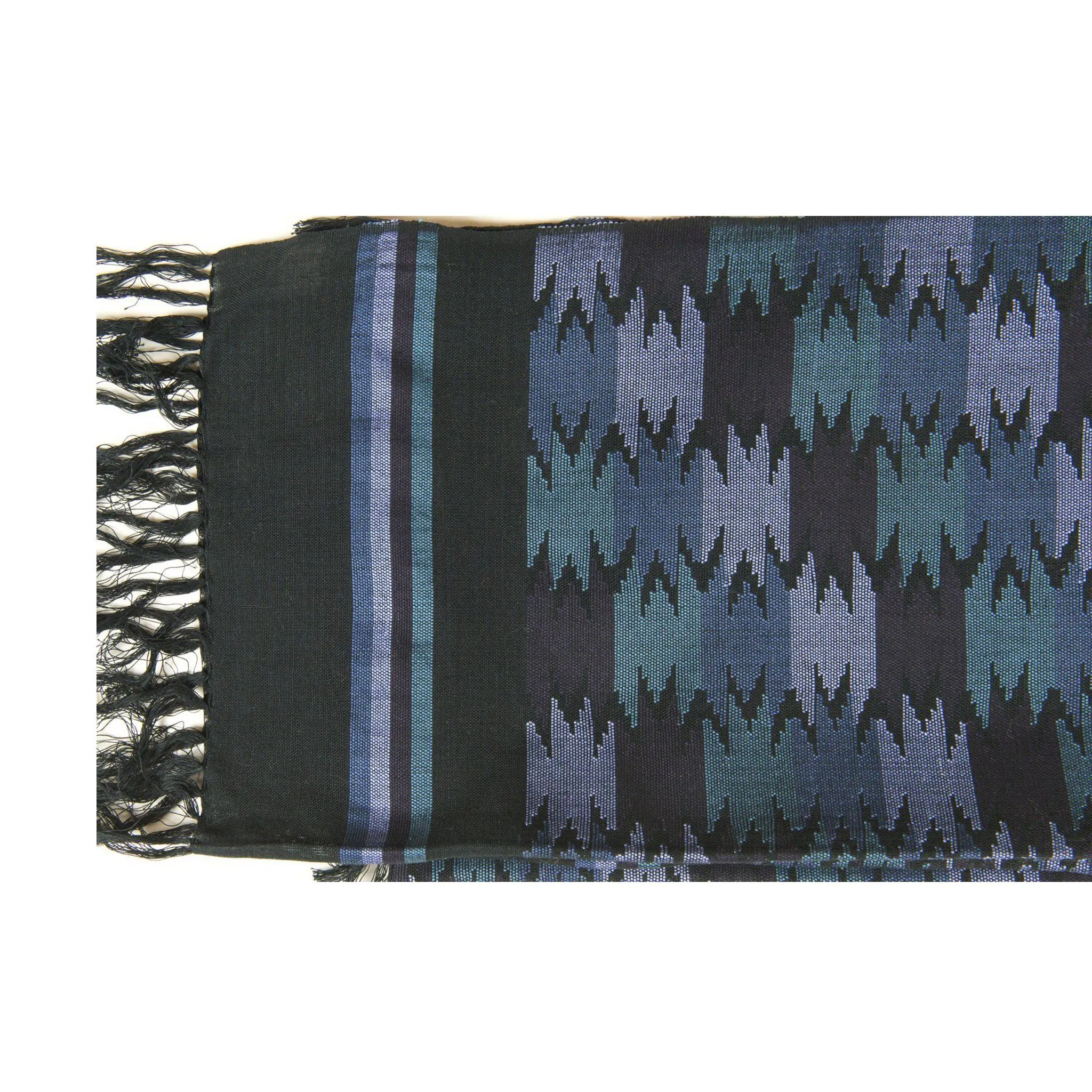 Midnight Blue Dhaka Scarf