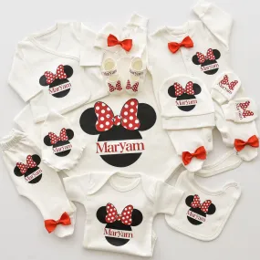 Minnie Mouse Baby Inspired Set