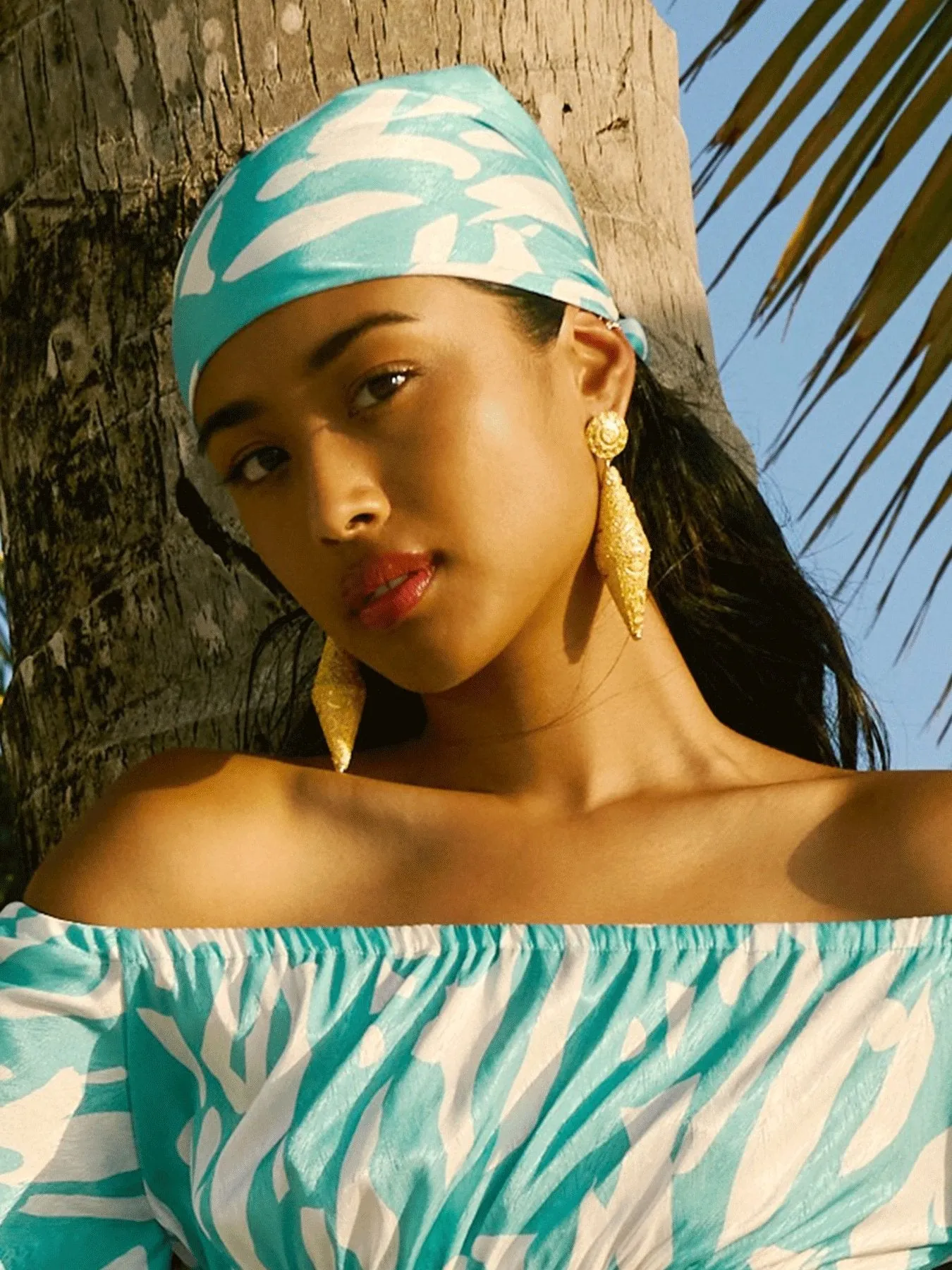 Moussor Headwrap - Playa Aqua