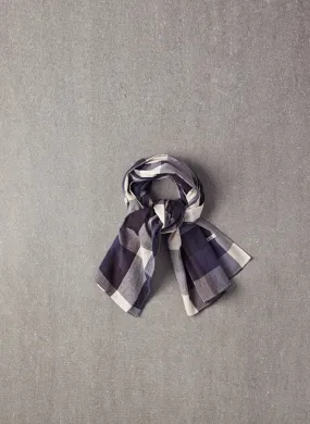 Nellystella Blake Scarf in Large Blue Plaid