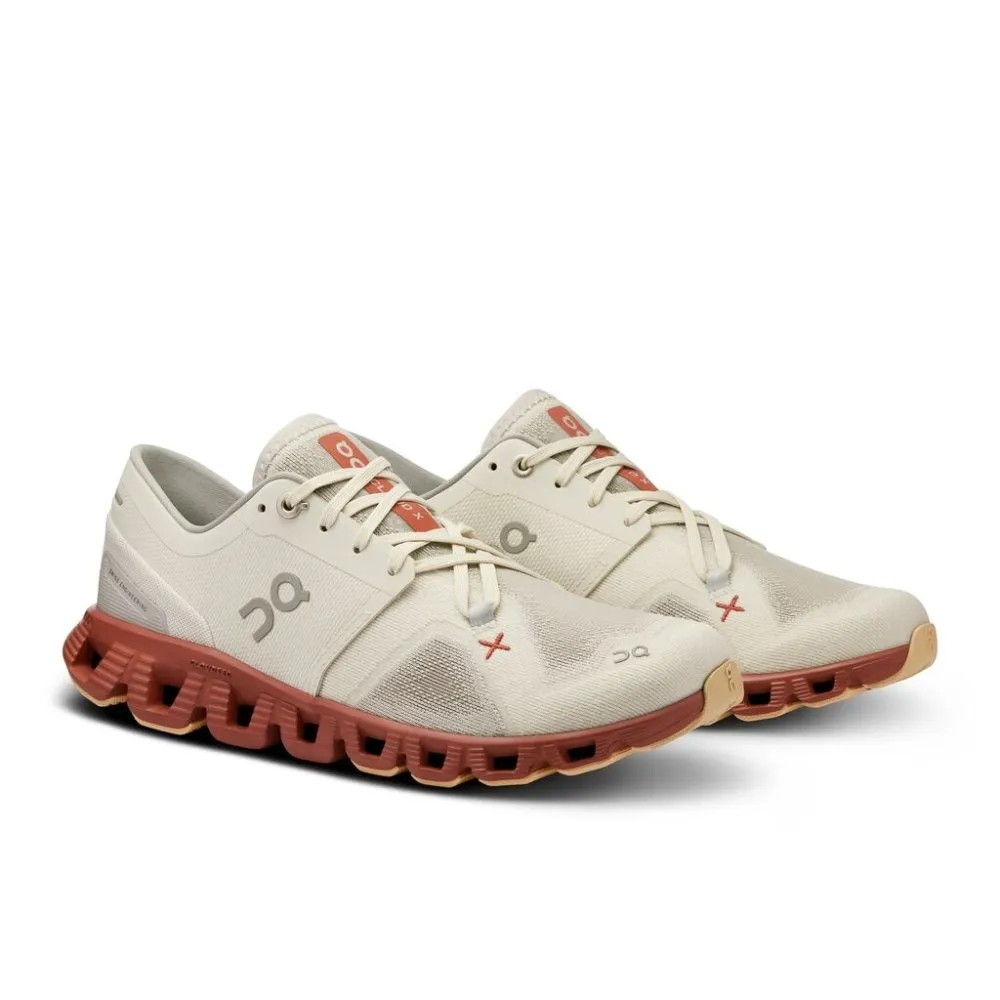 On Women's Cloud X 3 - Ice/Auburn