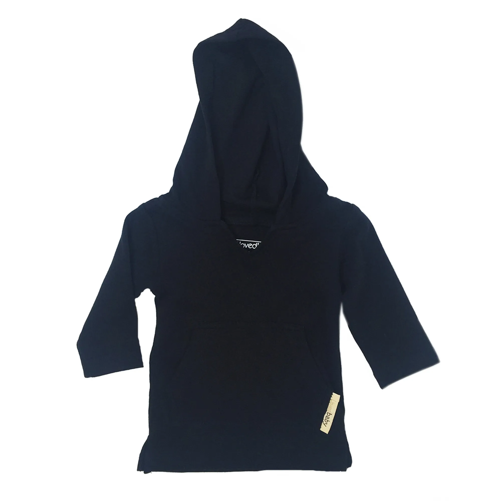 Organic Long-Sleeve Hooded Shirt