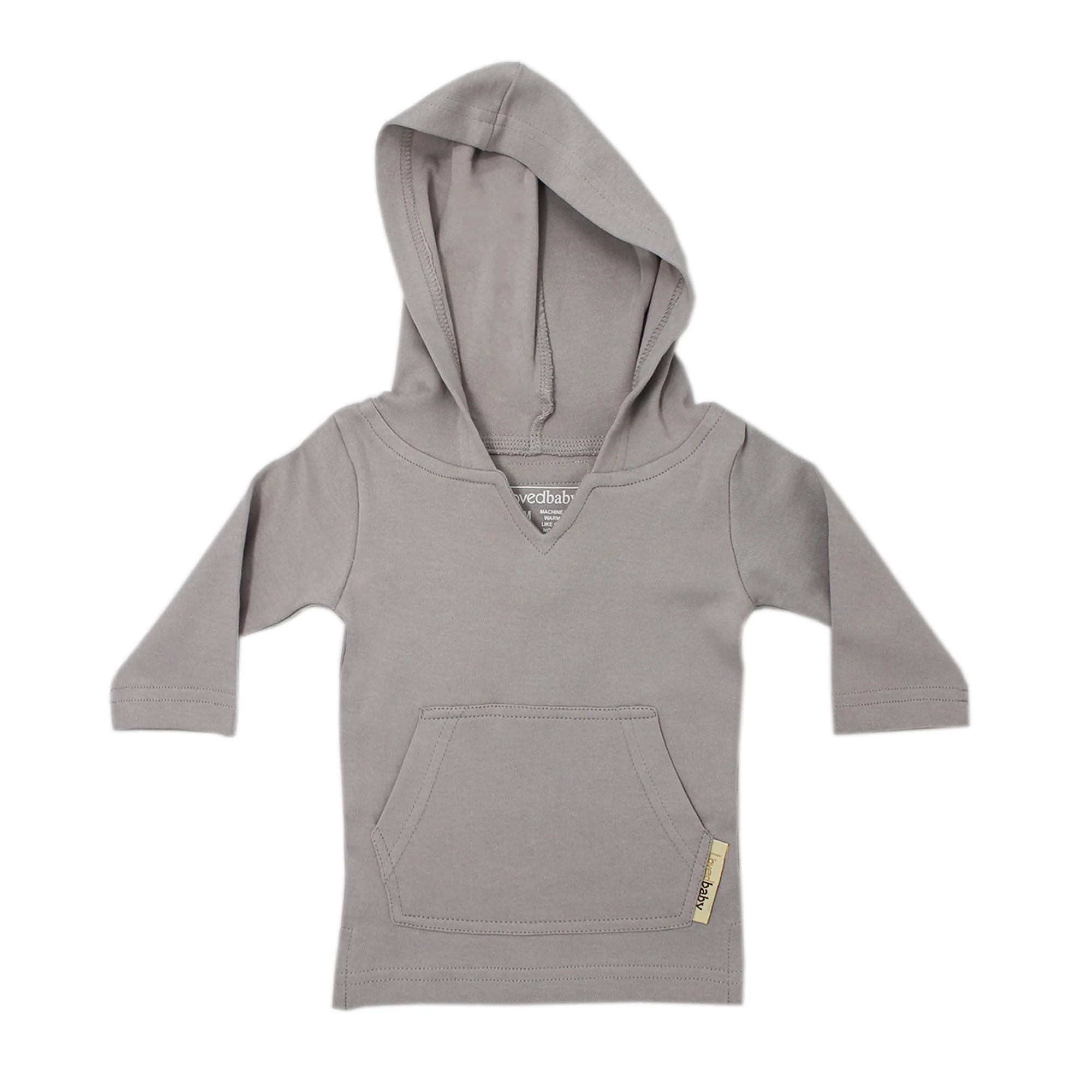 Organic Long-Sleeve Hooded Shirt